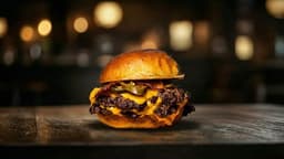Smoke BBQ double burger