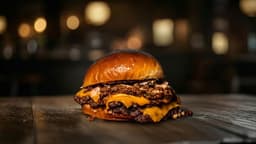 Sloppy Joe double burger