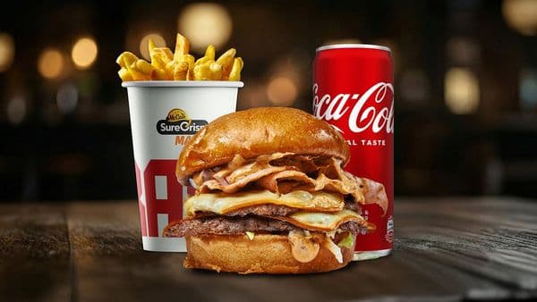 Chipotle Double + Pomfrit + Coca Cola 0.33l