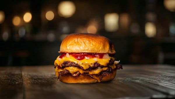 Original Cheese double burger